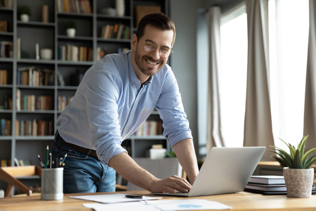 In,Modern,Office,Good-looking,Businessman,Young,Entrepreneur,Successful,Business,Owner